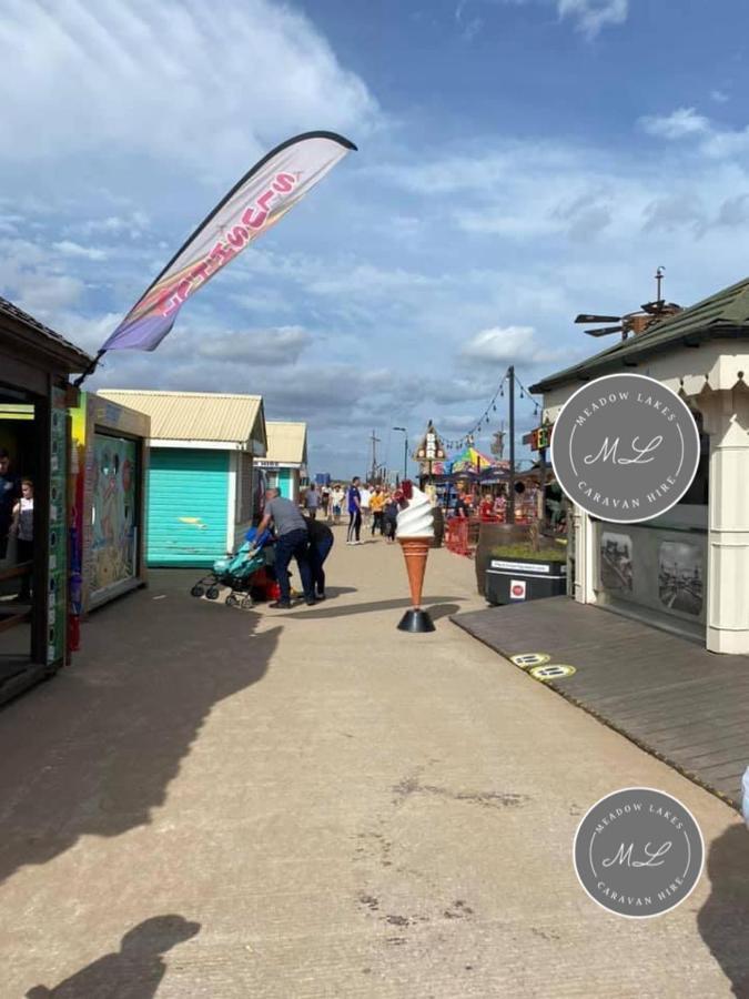 Promenade 566, Direct Beach Access, Close To Fantasy Island, Wifi, Pet Friendly - Meadow Lakes Caravan & Lodge Hire Skegness Exterior foto